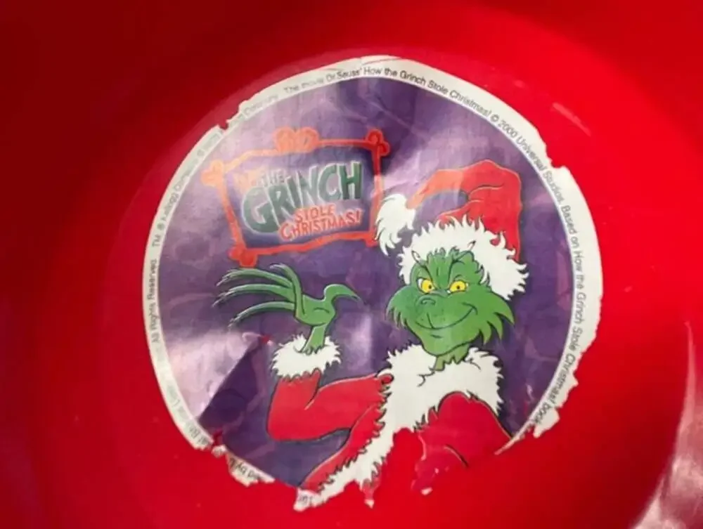 RARE Vintage 2000 Kellogg's Grinch Bowl & Spoon 
